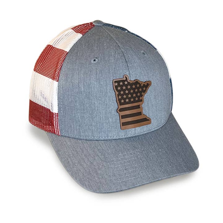 Cappello Snapback con bandiera americana del Minnesota per la vendita all'ingrosso da parte di Minnesota Awesome