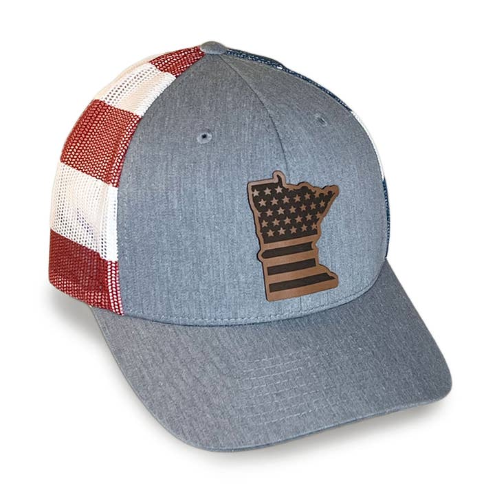 Cappello Snapback con bandiera americana del Minnesota per la vendita all'ingrosso da parte di Minnesota Awesome
