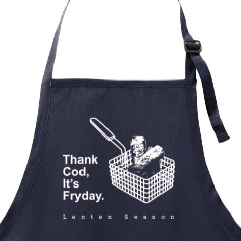 TCIF - Thank Cod, Its Fryday Fish Fry Apron and other Purchase Wholesale cod fish. Free Returns & Net 60 Terms on Faire trending on Faire.