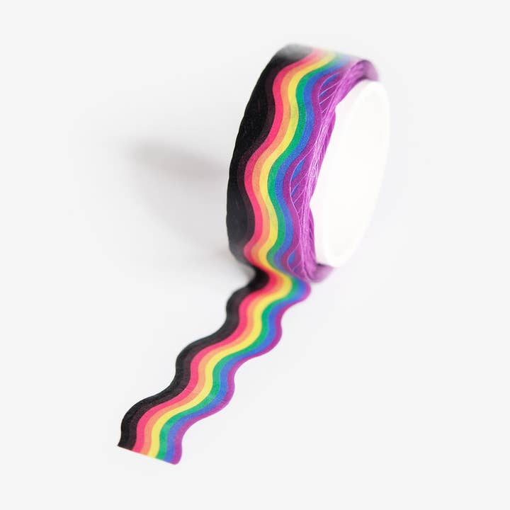 Vågig QTPOC Pride Washi-tejp för wholesale av Bianca's Design Shop