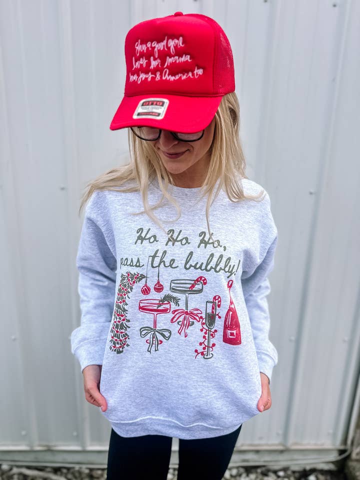 Urlaubs-Sekt T-Shirt oder Rundhals-Pullover für den Großhandel von Jolene's Boutique