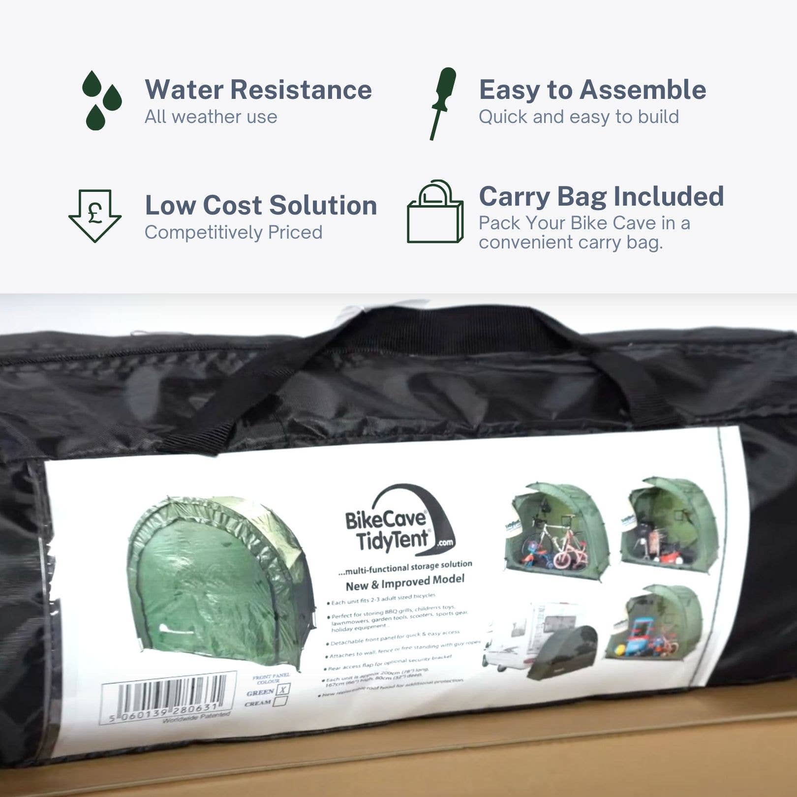 Rob McAlister Ltd - Venta al por mayor Tienda de campaña - Carpa de almacenamiento de jardín al aire libre Tidy Tent3