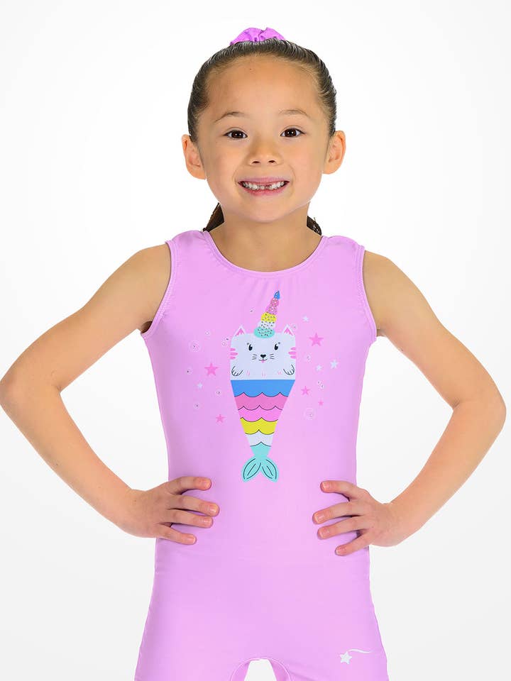Meowgical Purrmaid Unitard for wholesale by Destira