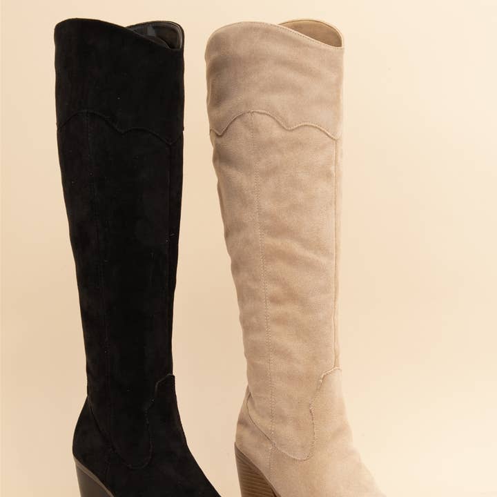 MURIEL-09 FAUX SUEDE POINTED TOE COWBOY BOOTS and other Purchase Wholesale moon boots. Free Returns & Net 60 Terms on Faire trending on Faire.