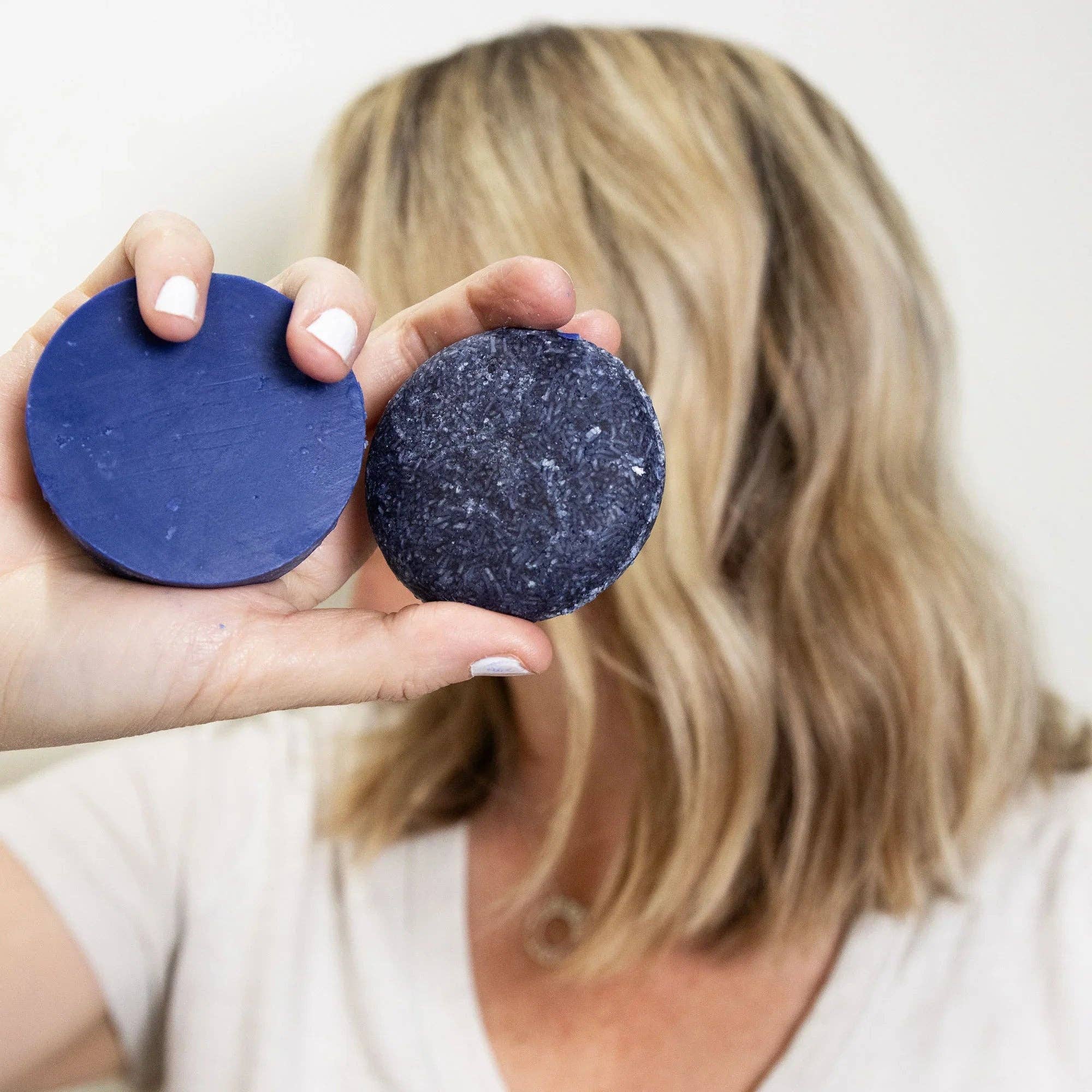 Loxy - Wholesale Shampoo Puck/Solid Shampoo - Tone: Purple Shampoo bar with Biotin & Almond Oil4