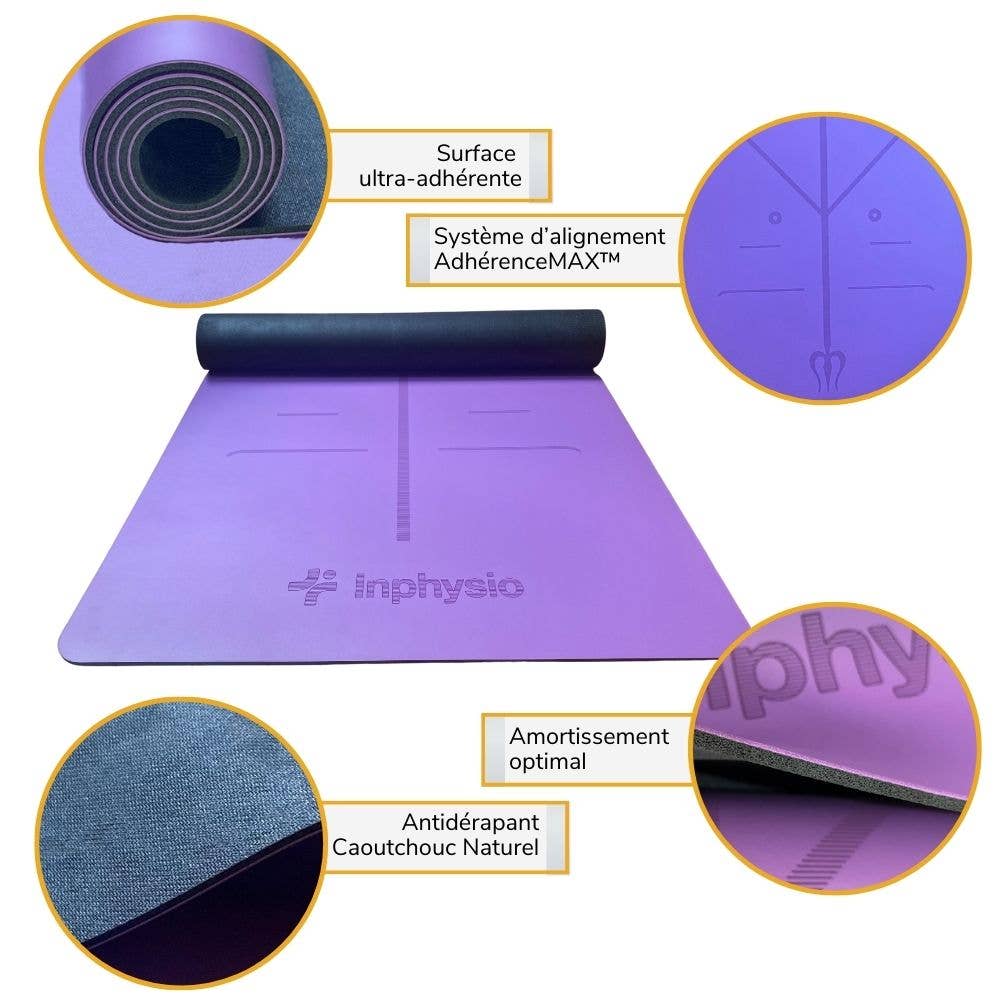 Inphysio - Vendita all'ingrosso Tappetini da yoga - AdhérenceMAX | TAPPETINO DA YOGA ANTISCIVOLO3
