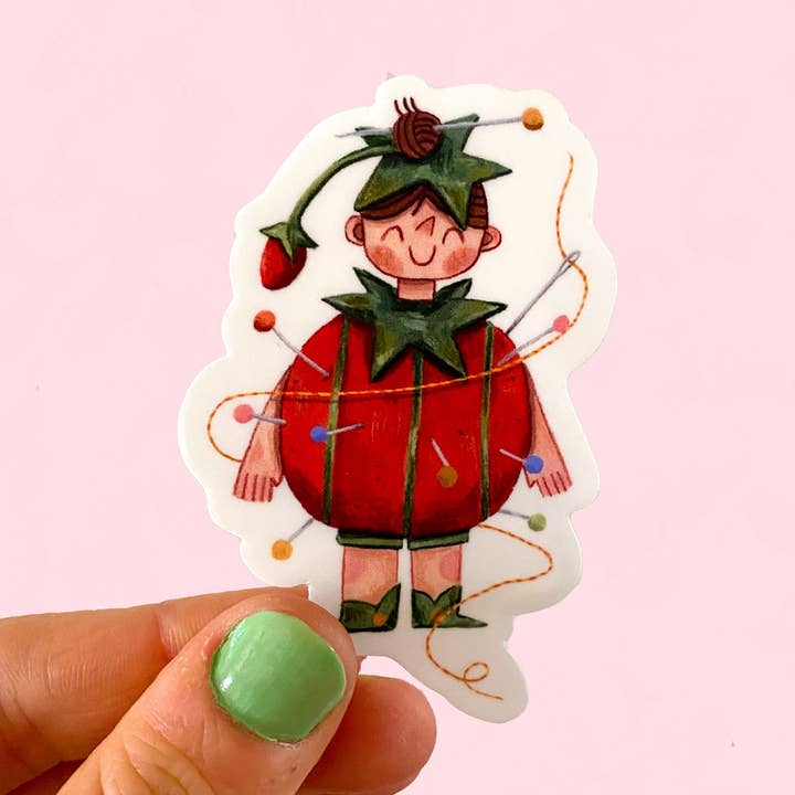 Leah Bees Creations - Wholesale Sticker - Pin Cushion — Vinyl sticker