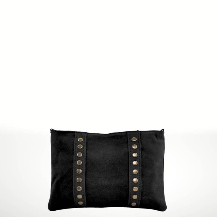 ITALIAN'S LEATHER - Wholesale Shoulder Bag - Women's - Celia ² Suede leather shoulder bag