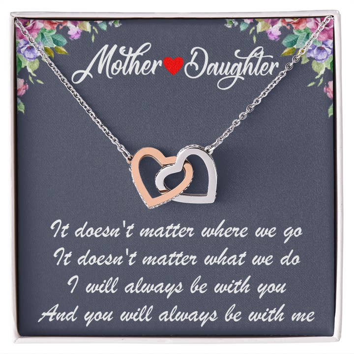 Collier Mère et Fille - Je Serai Toujours Avec Toi pour la vente par DINAWeb Srls