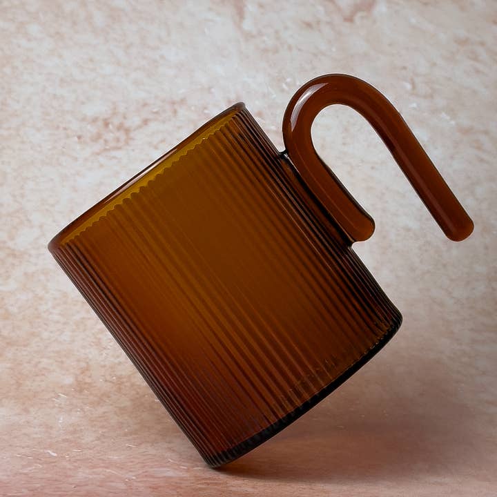 Sage & Cooper - Wholesale Drinking Glass/Cup - Archer Ribbed Glass Cup