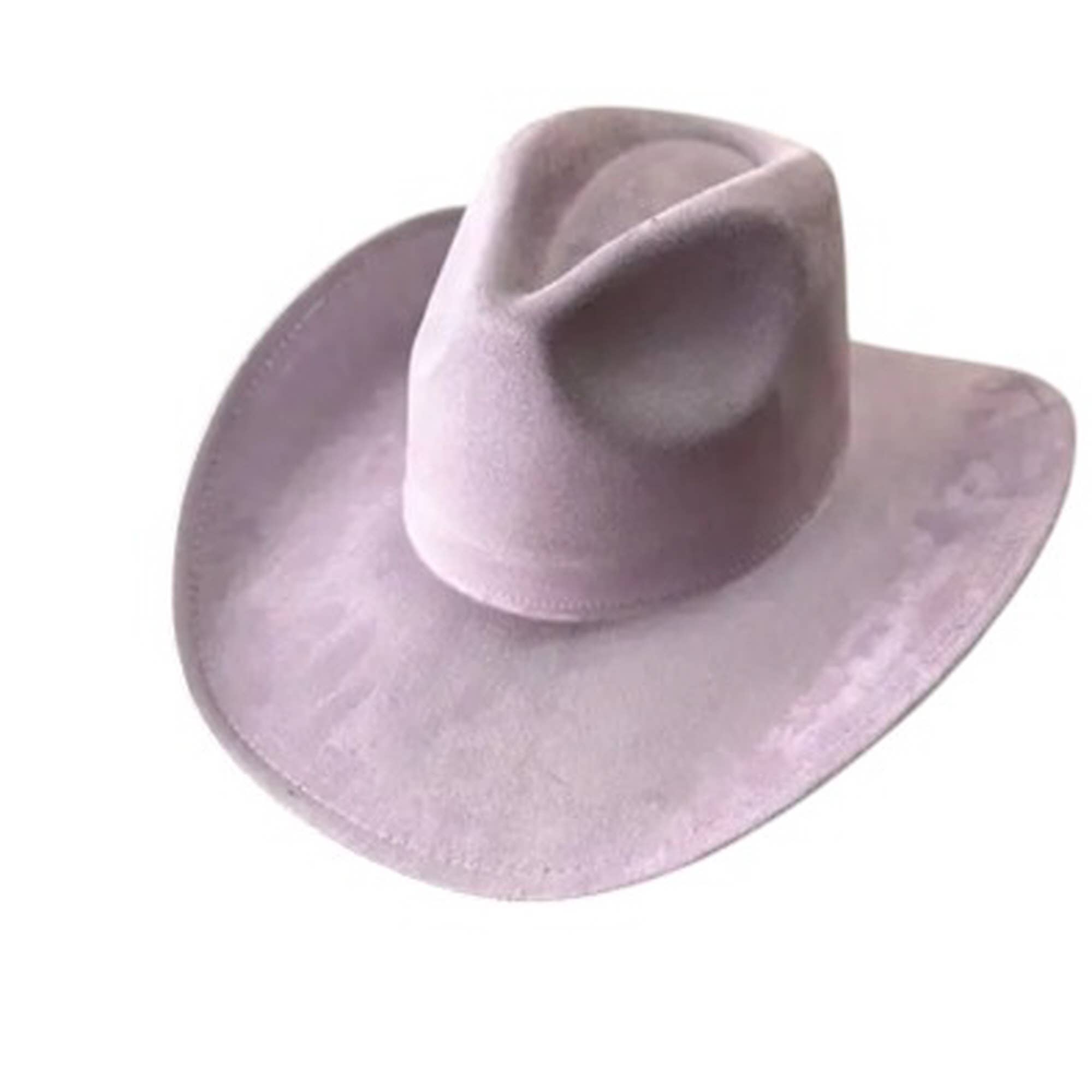 Portia Hat - Vendita all'ingrosso Cappello da cowboy - Unisex - Portia Hat Cappello cowboy in camoscio vegano alla moda - Best Seller11