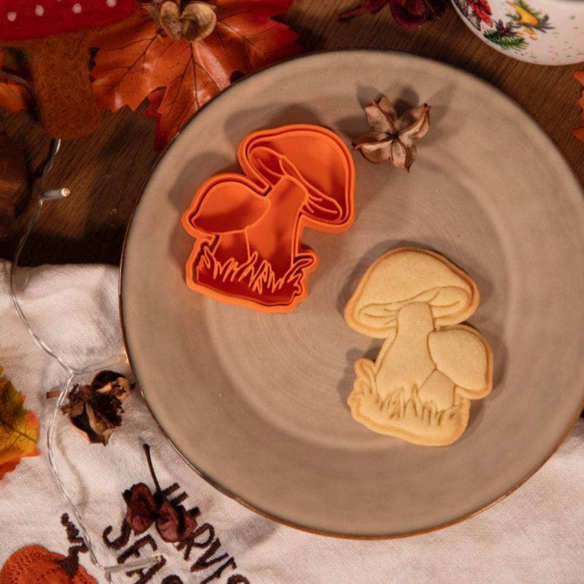 Uniberry 3D – wholesale Kakskärare – Kakform i form av Karljohansvamp – höst och skog1