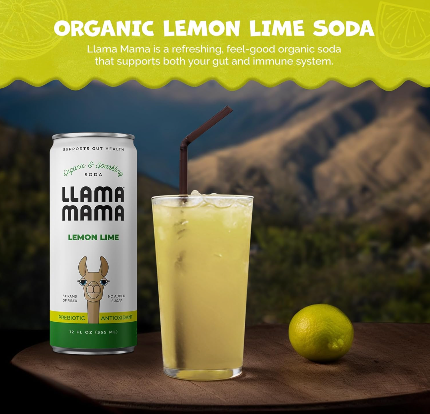 Llama Mama - Wholesale Soda/Carbonated Drink - Lemon Lime2