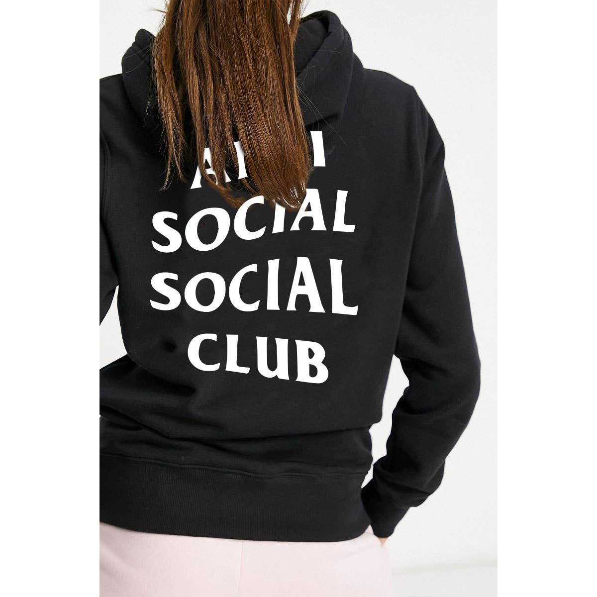 Nobrand – wholesale Hoodie - Dam – ANTI SOCIAL CLUB GRAFISKA KVINNOR HOODIE0