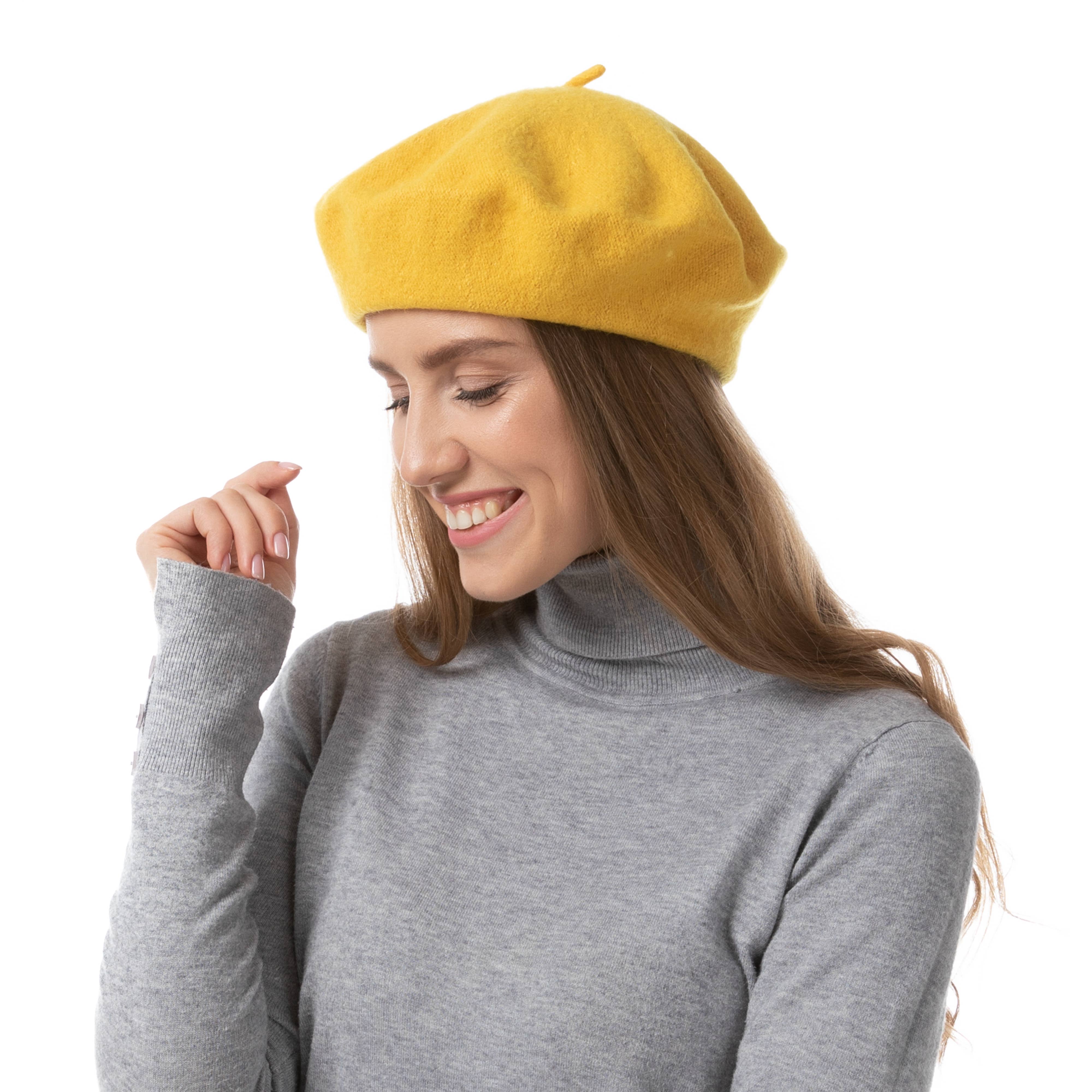 Stylex Party – wholesale Beret – Women's – Beret Hat Wool Autumn Women French Beret Winter Cute4