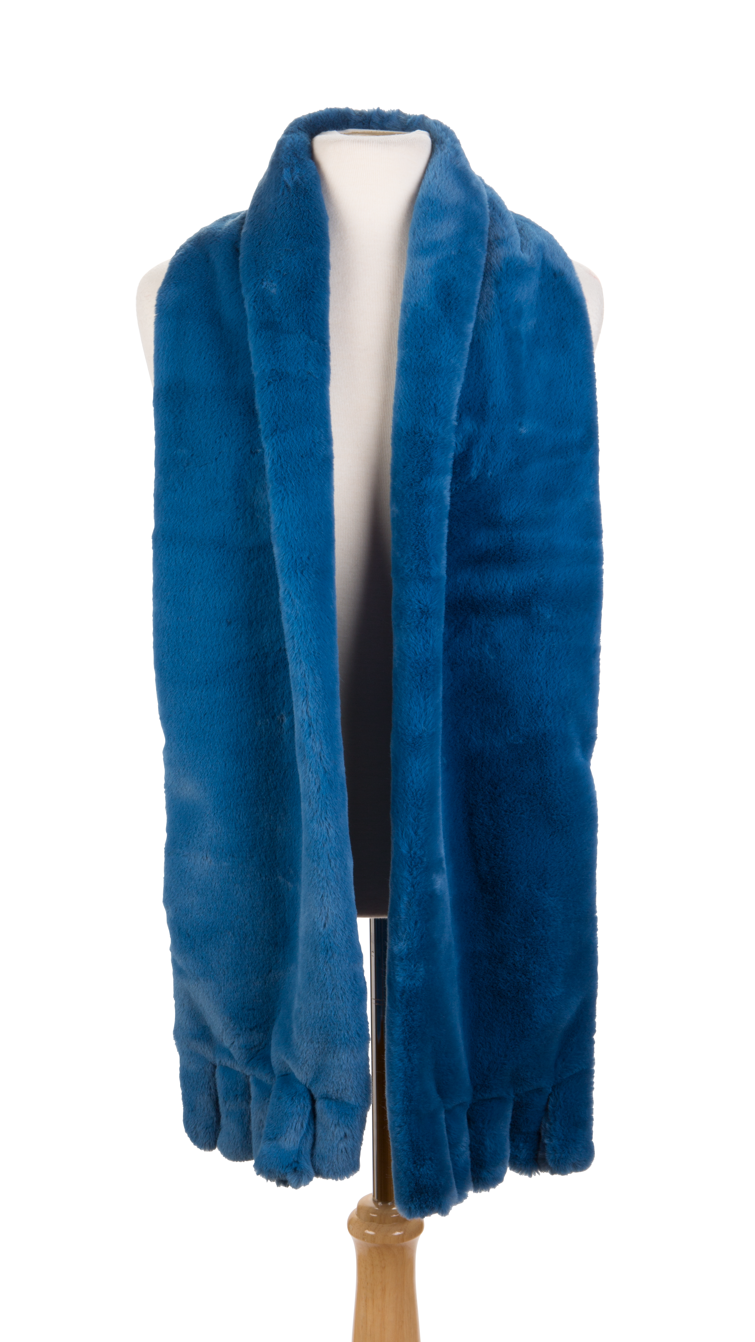 Kaleidoscope Accessories - Wholesale Scarf - Women's - Scarf Faux Fur Pocket with Fringe, 6 Assorted3