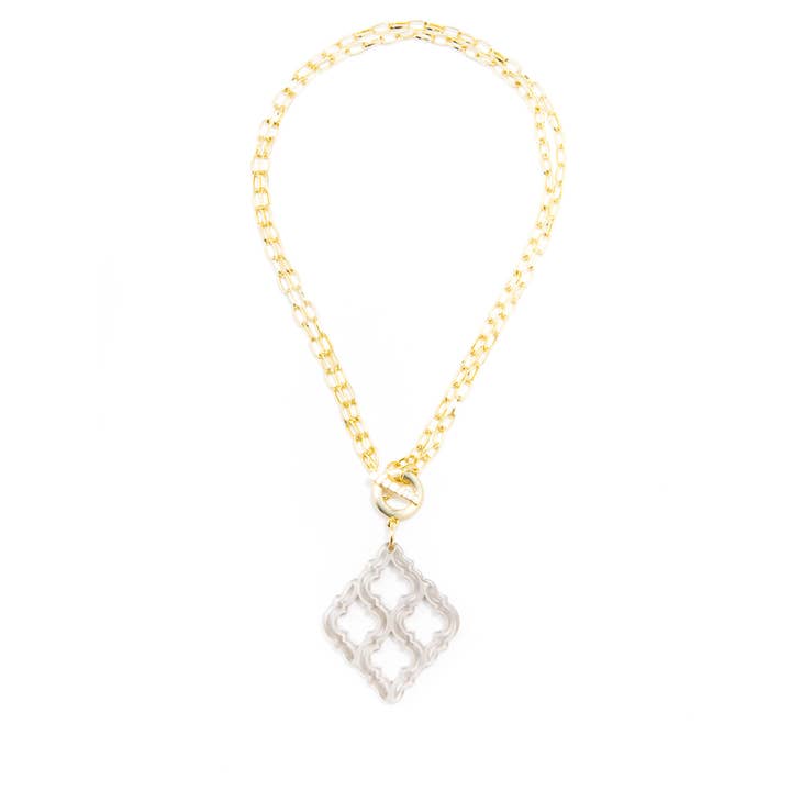 ZENZII Jewelry - Wholesale Pendant/Charm Necklace - Lattice Pendant Necklace4