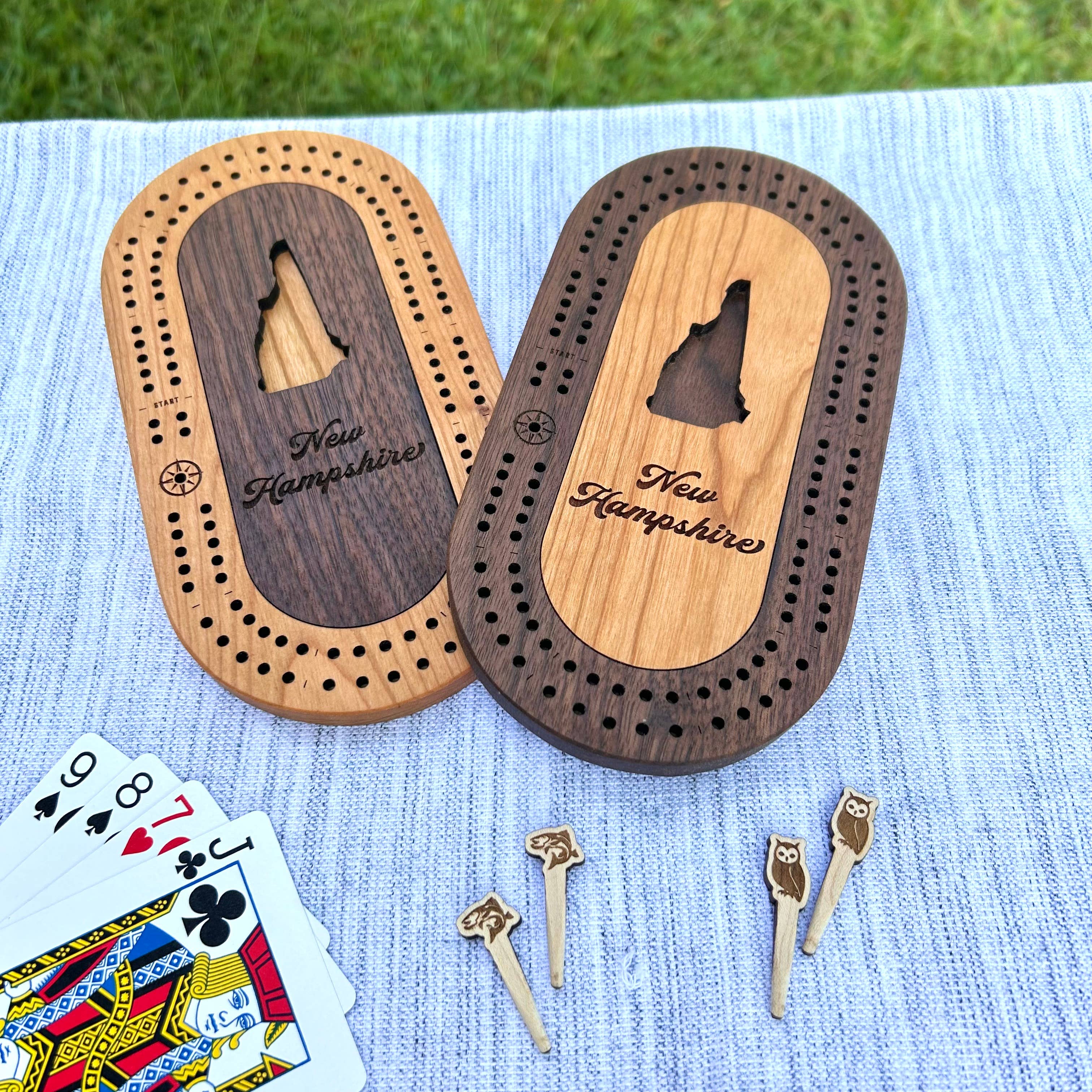 Cast & Carve - Venta al por mayor Juegos de mesa - Juego de minitablas de viaje de EE. UU., con pinzas personalizadas54