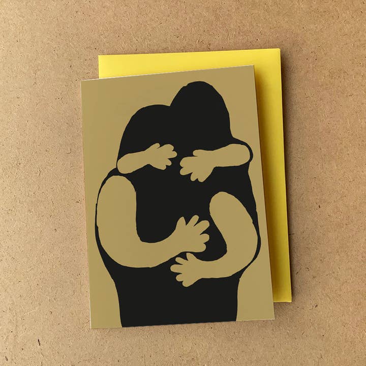 Biglietto di auguri "Abbraccio" per la vendita all'ingrosso da parte di RUDE