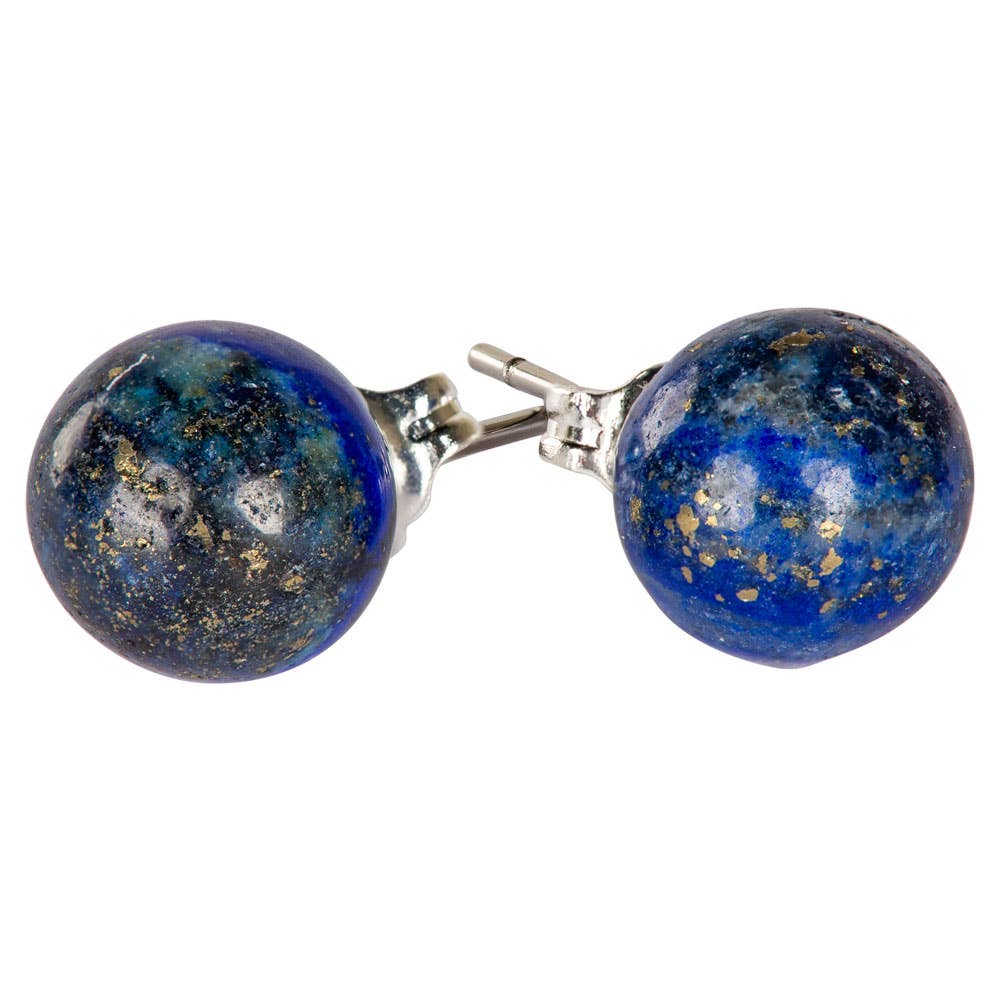 Benjamin International - Wholesale Stud/Post Earrings - CHAKRA EARRINGS/GENUINE 8MM STONES1