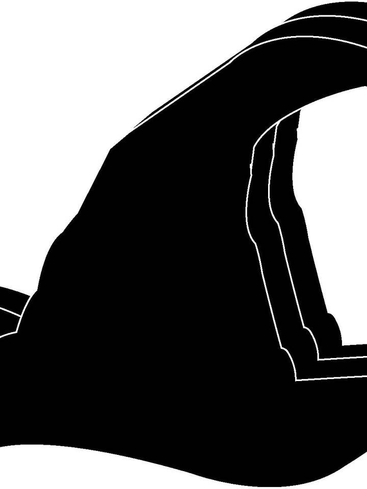 Stor Enkelt Farve Cut-Out - Witch Hat for engroshandel hos Creative Shapes Etc.