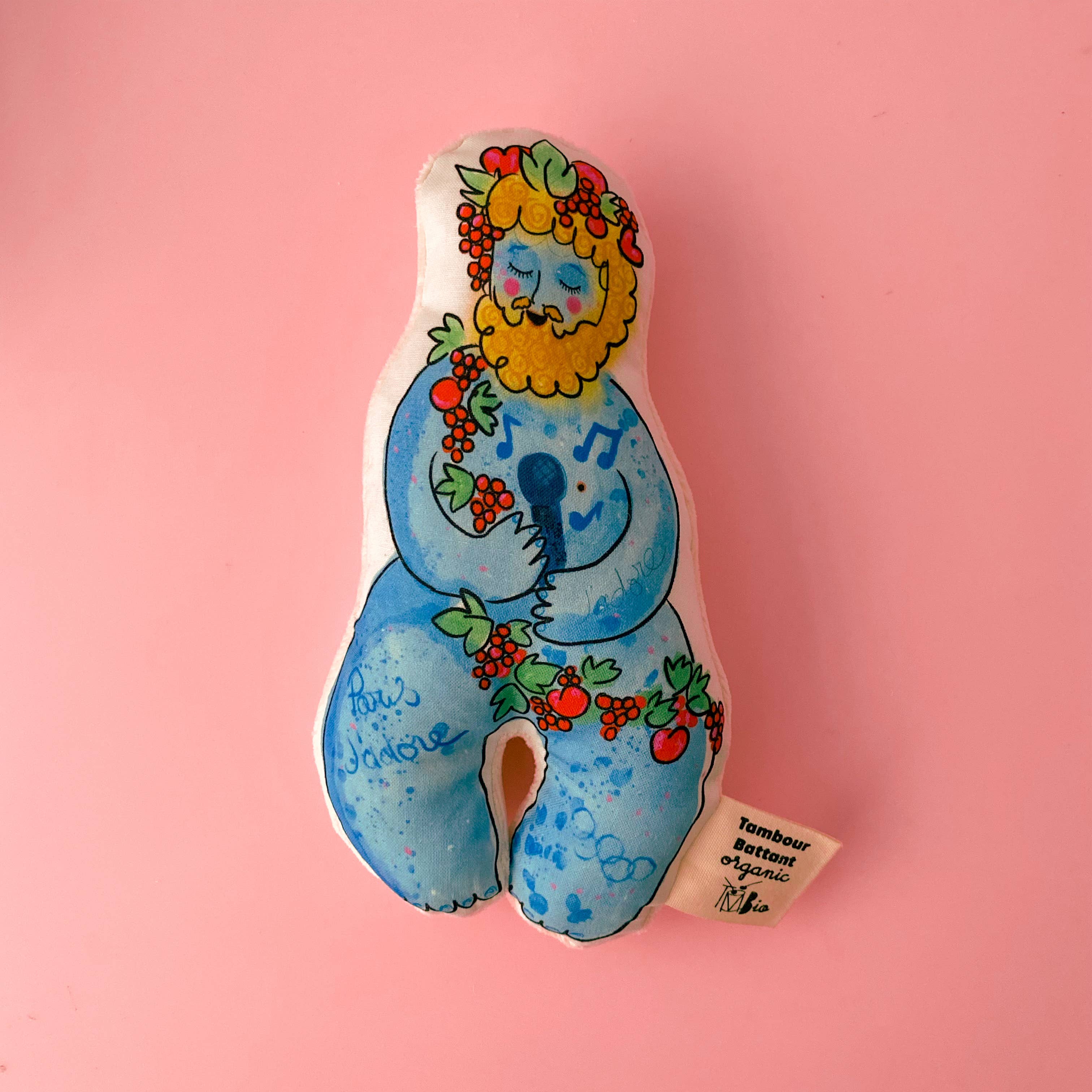 Tambour Battant – Großhandel Greifspielzeug – Baby – Herr Blauer Rassel0