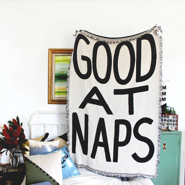 Calhoun & Co. - Wholesale Throw Blanket - Good At Naps Blanket