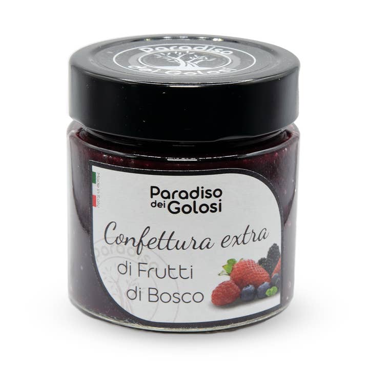 Wild Berries Extra Jam - 250g for wholesale by Paradiso dei Golosi Srl