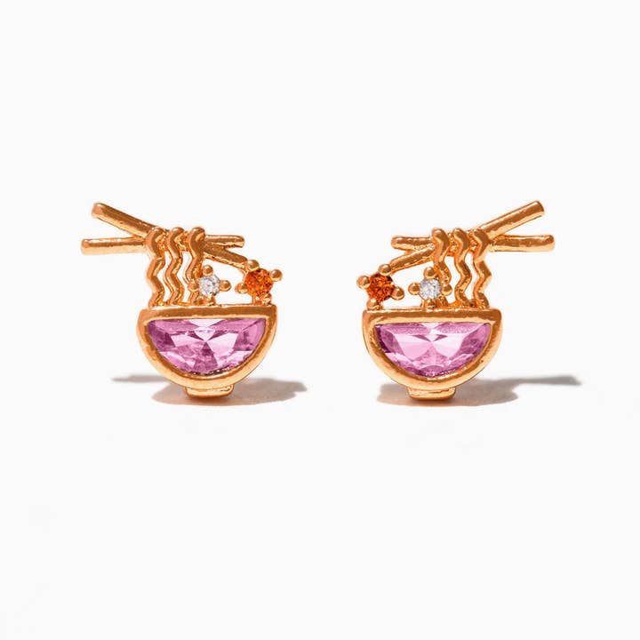 Girls Crew - Wholesale Stud/Post Earrings - Ramen Studs2