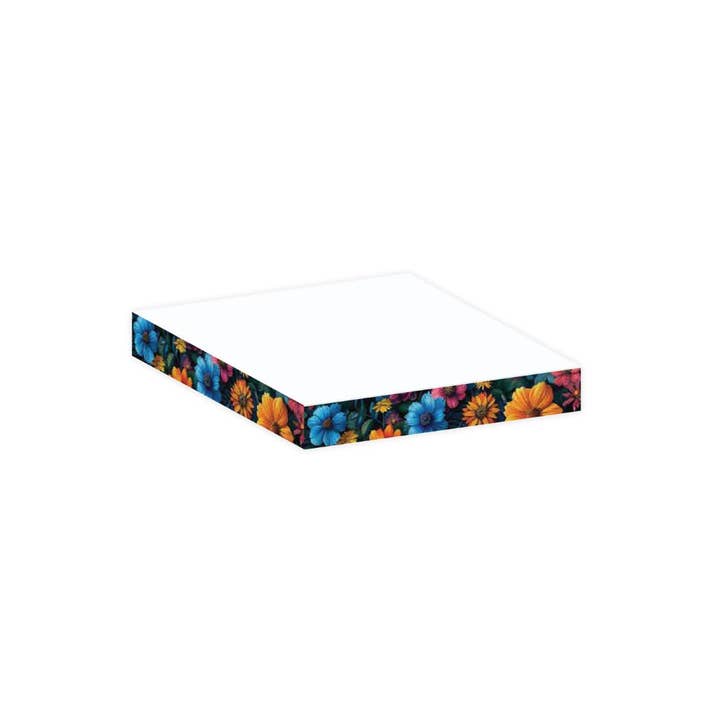 Deep Floral Post-it® Notes - 3-3/8" Cube - sticky notes for wholesale by Post-it® Notes Design Series