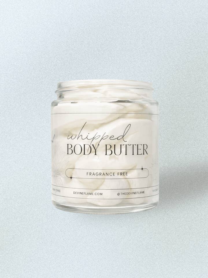 Beurre Corporel Fouetté pour la vente par Devine Flame