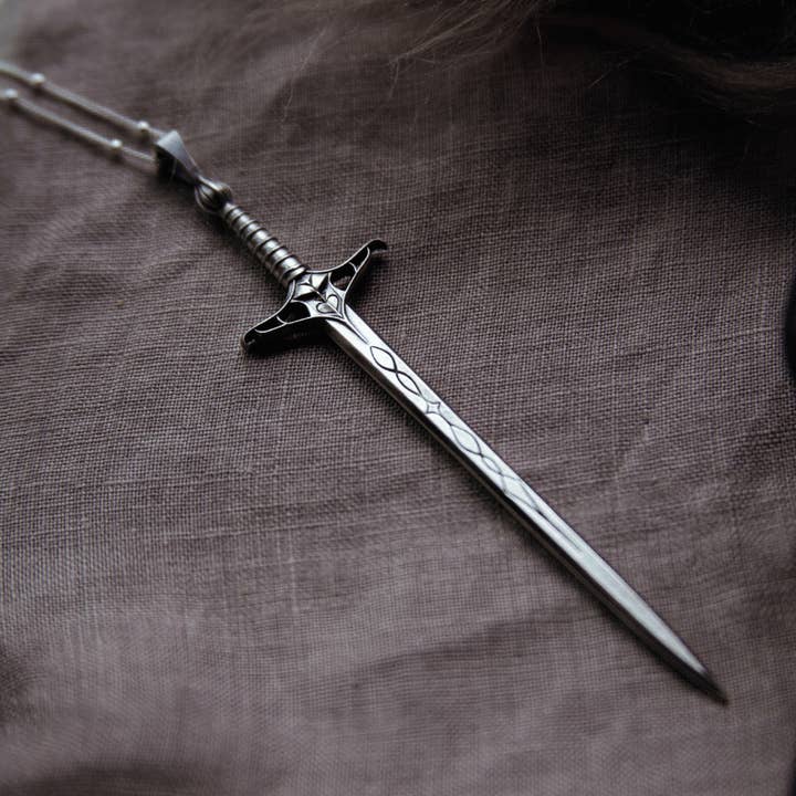 Kingdom’s Edge Sword Necklace for wholesale by Nyxturna