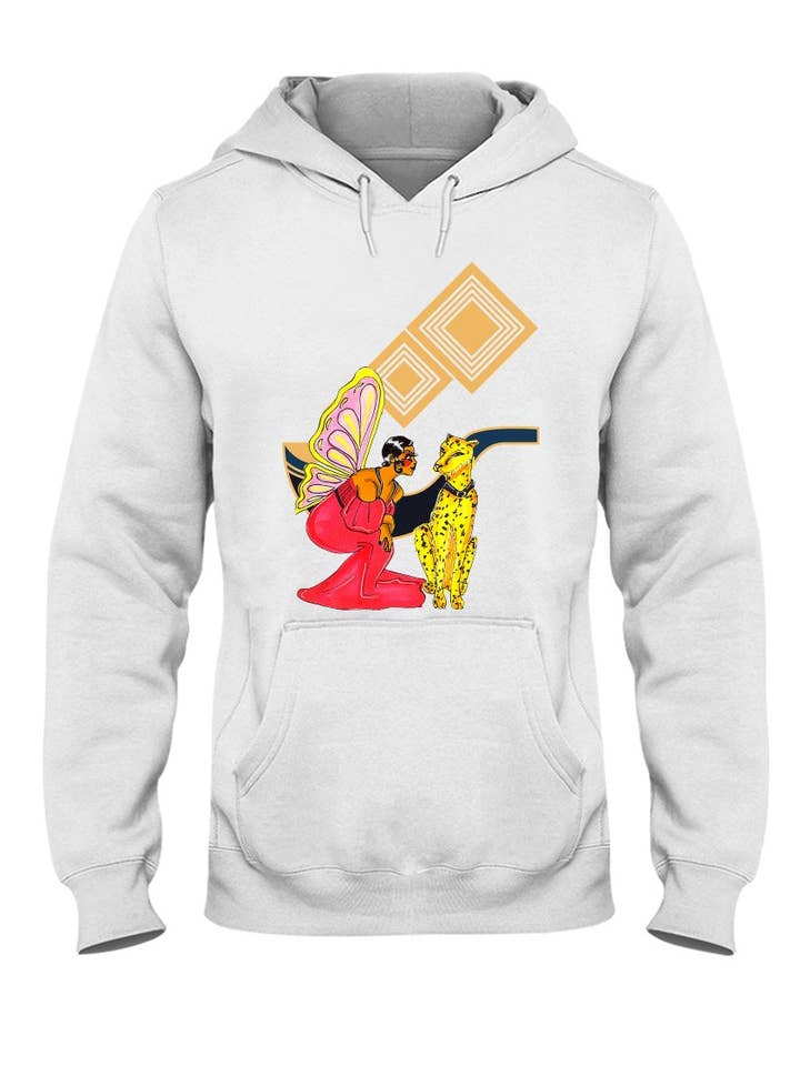 Art Deco Fairy Hoodie for wholesale by D. Ridley Designs