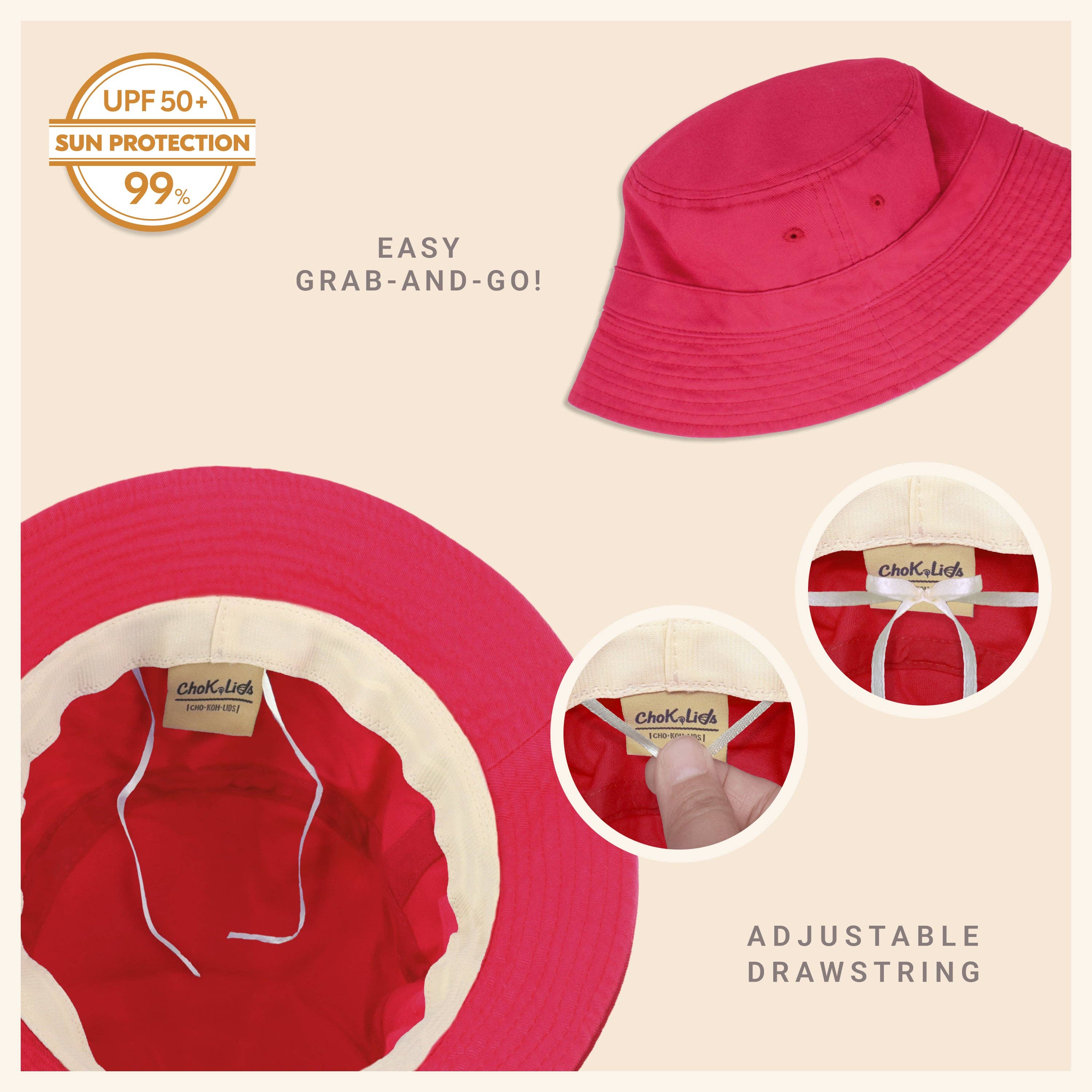 ChoKoLids – Engroshandel Bucket hat - Dame – CHOK.LIDS lærred spand hat27