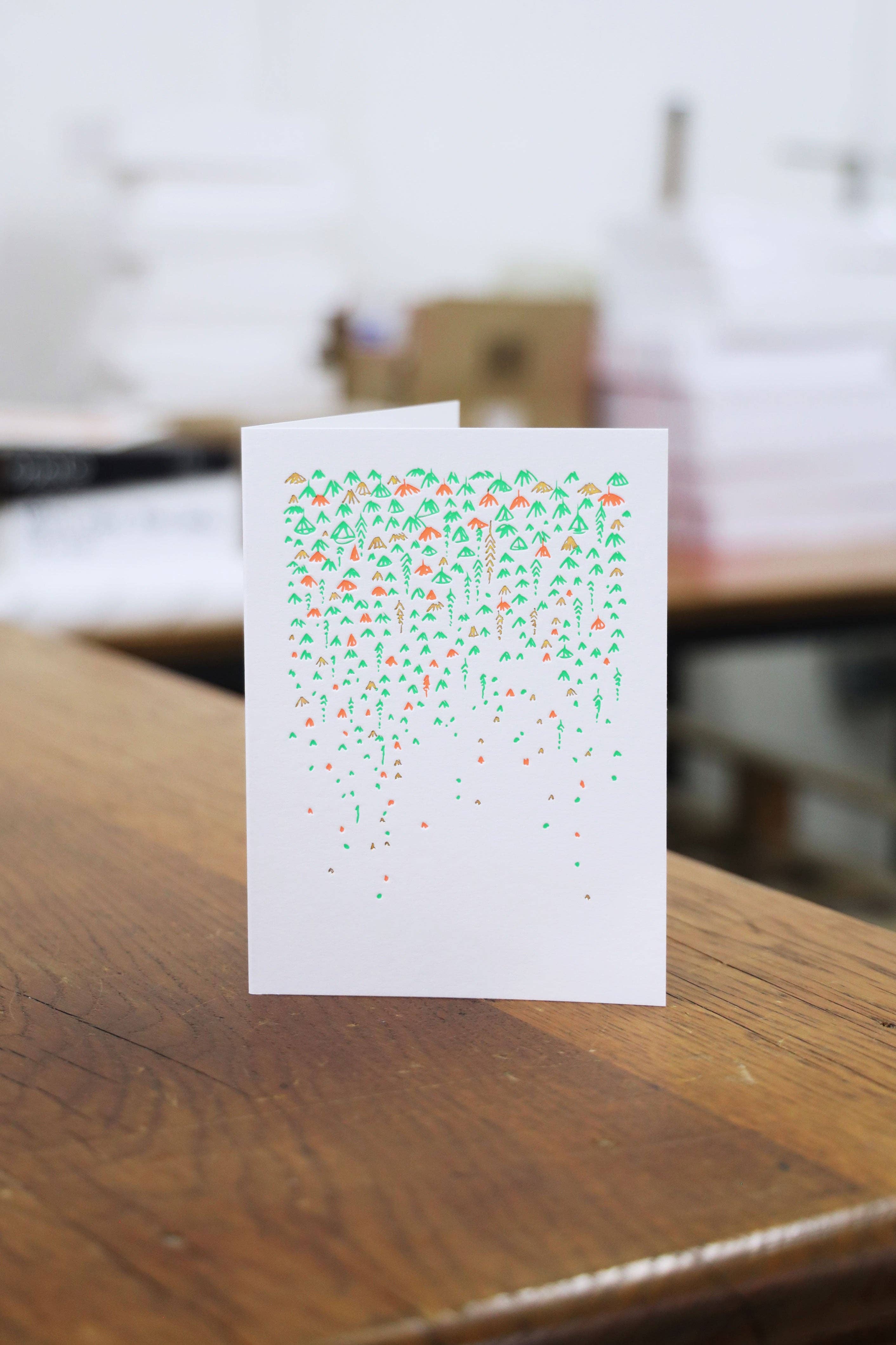 Heing - Wholesale Everyday Greeting Card - The Flowery Rain. Card format6