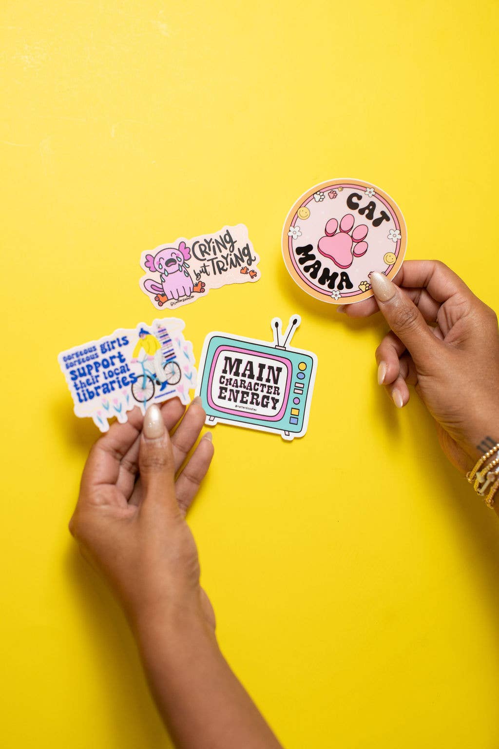 NatterDoodle - Vente Autocollant - Autocollant "Les superbes filles soutiennent leurs bibliothèques locales"1