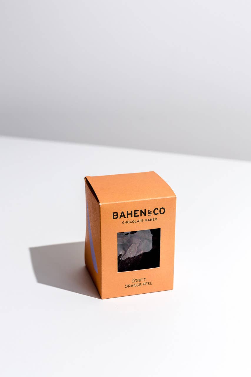 Bahen & Co – wholesale Chocolate – Confit Orange Chocolate 1