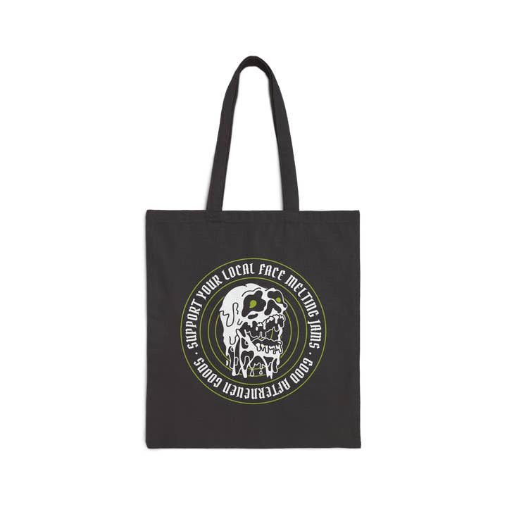 Face-Melting Jams Tote Bag for wholesale by Good Afterneuen Goods