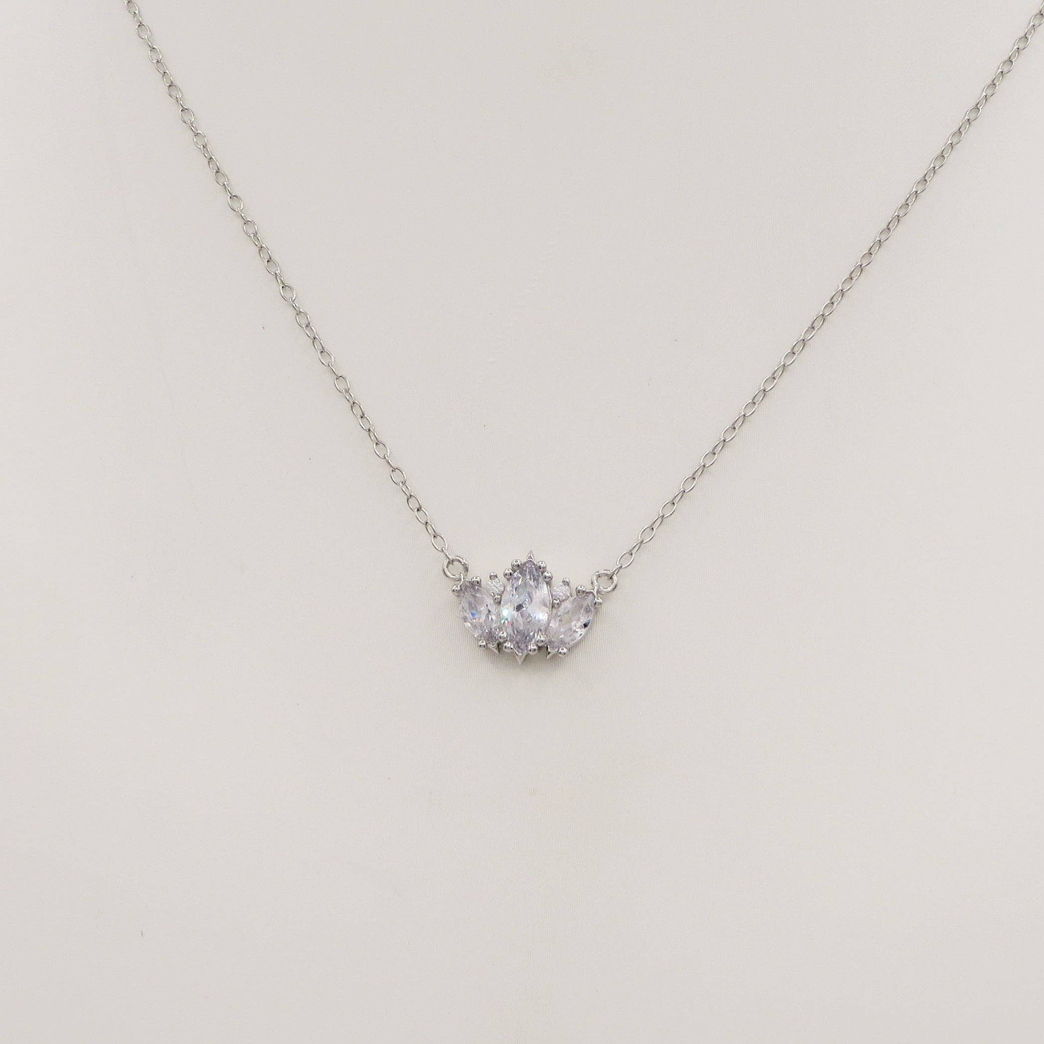 Daemon srls - Vendita all'ingrosso Collana con ciondolo/pendaglio - HAVEN ~ Collana con pendente in argento 925 e cubic zirconia5