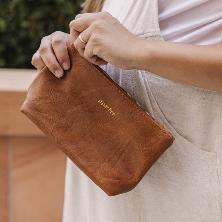 Clutch - Brown for wholesale by Piper Finn