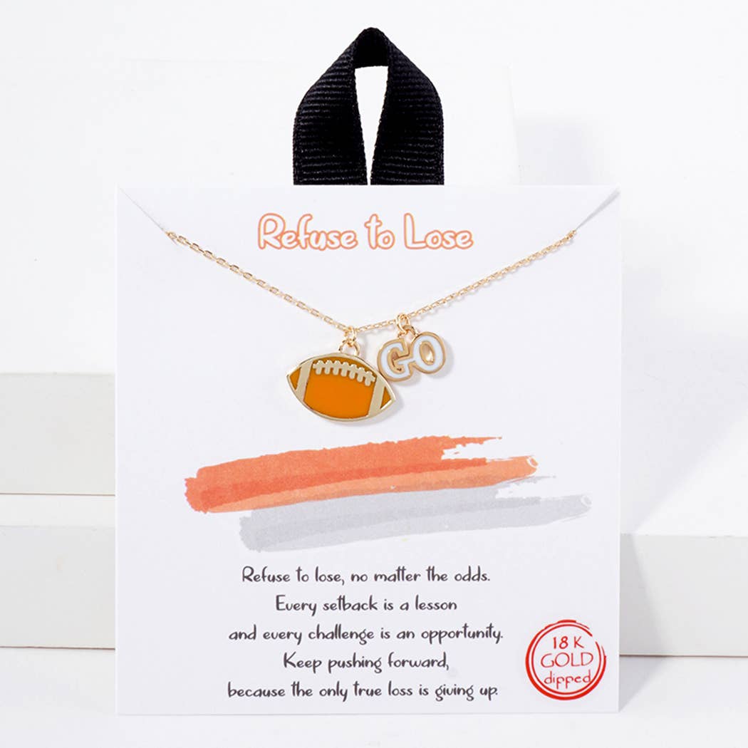 Fashion City – wholesale Hänge-/berlockhalsband – Fotbollstema Designad Hängsmycke Halsband5