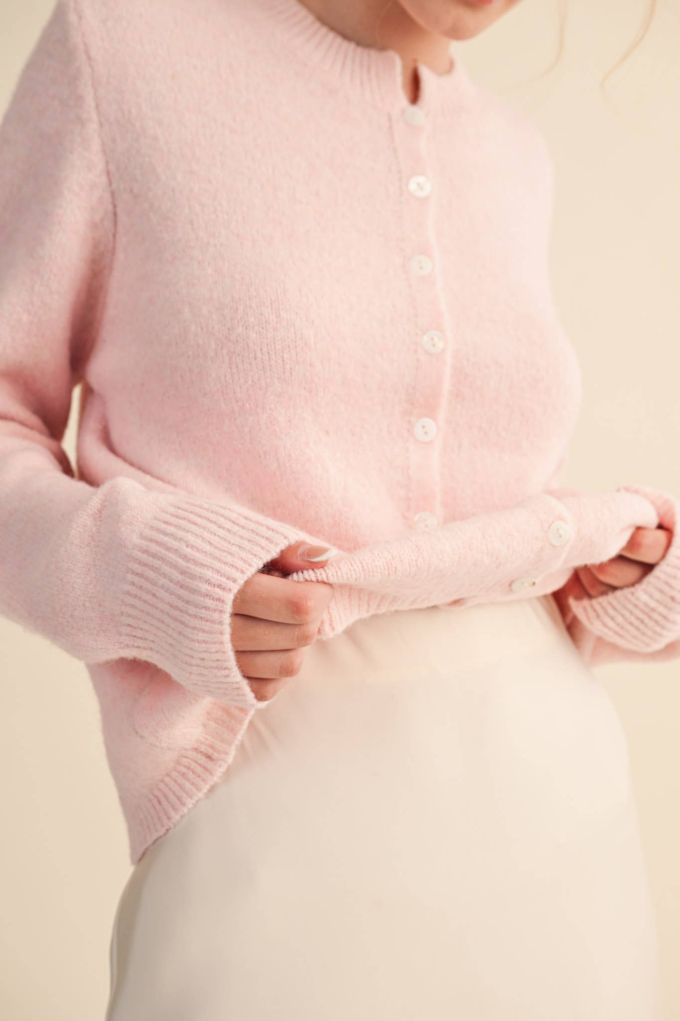 &MERCI - Wholesale Cardigan - Women's - MARLED KNIT SWEATER CARDIGAN MSW1124814