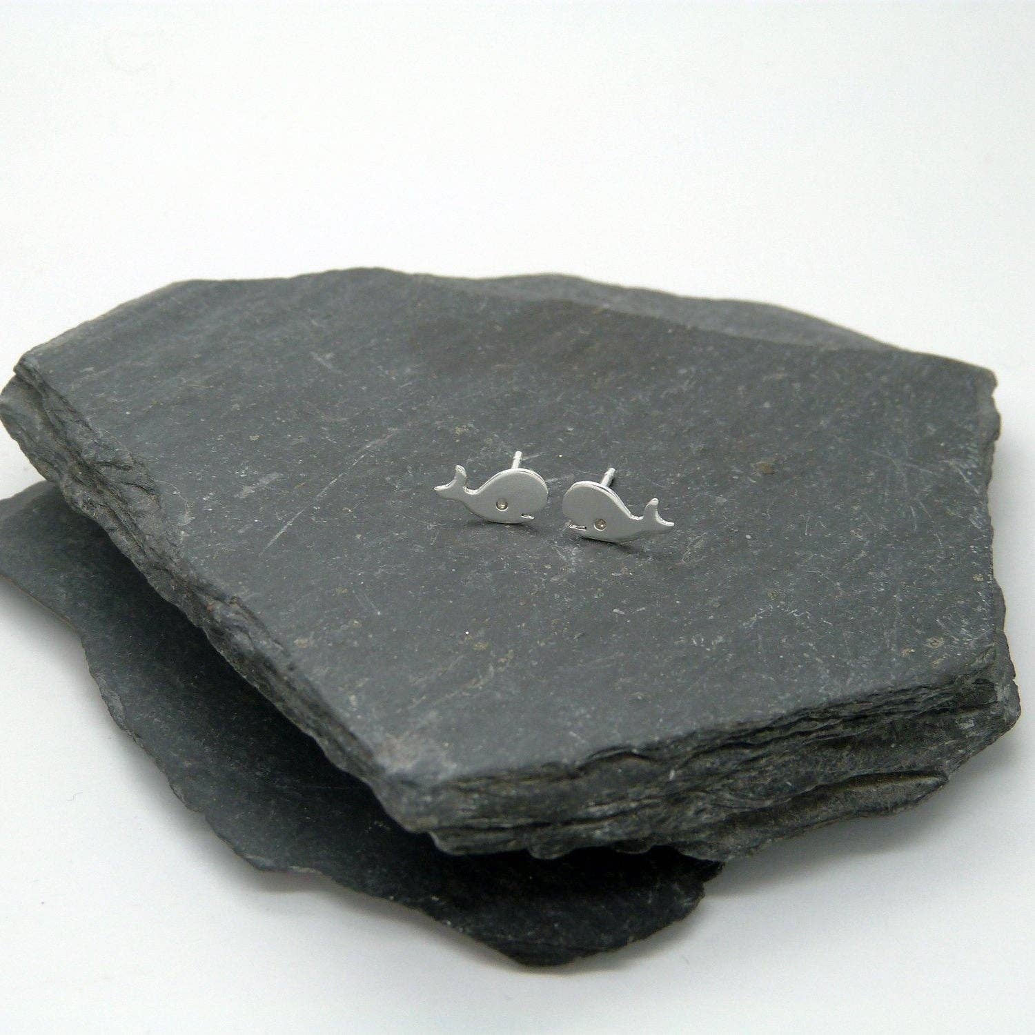 Plataica - Wholesale Stud/Post Earrings - 925 silver whale earrings