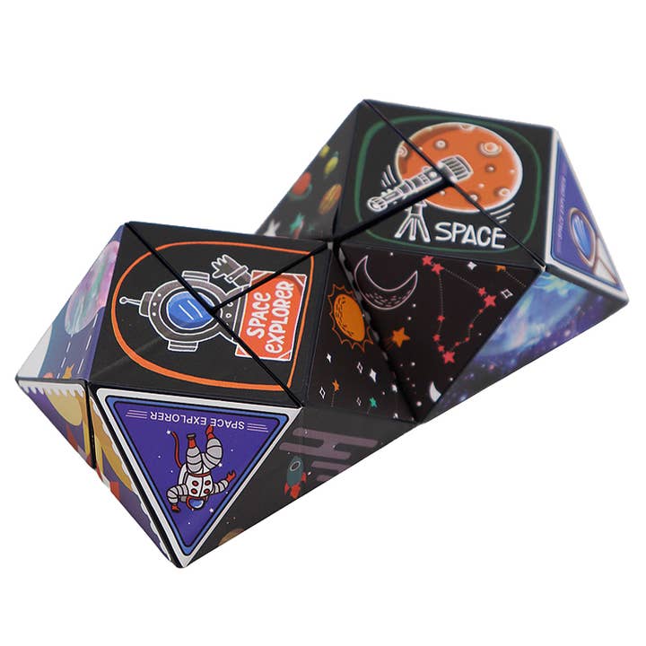 Cap Zone - Wholesale Puzzel - Kinderen - Space Galaxy Infinity Cube mechanisch puzzelspeelgoed