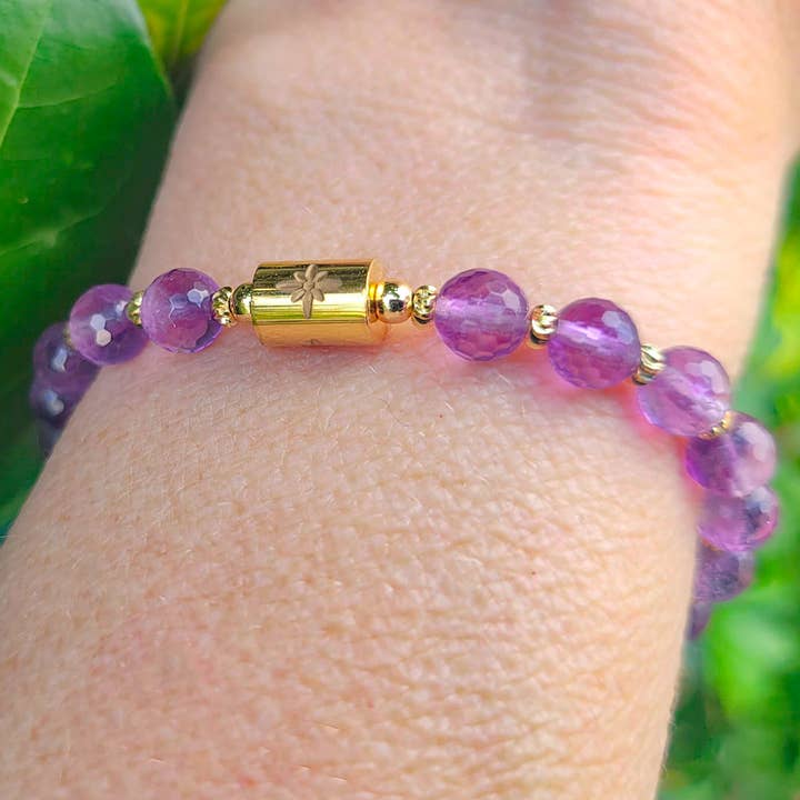 Florizi amethyst bracelet for wholesale by Moira Bijoux Creation