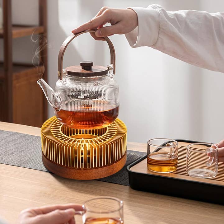 Aluminiumvärmare med träbas ljusvärmare för uppvärmning för wholesale av VIGOR