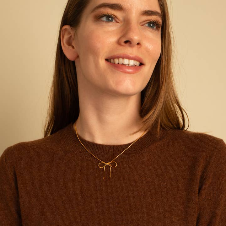 HolyBang Jewels - Wholesale Pendant/Charm Necklace - BOW NECKLACE - N-C30103