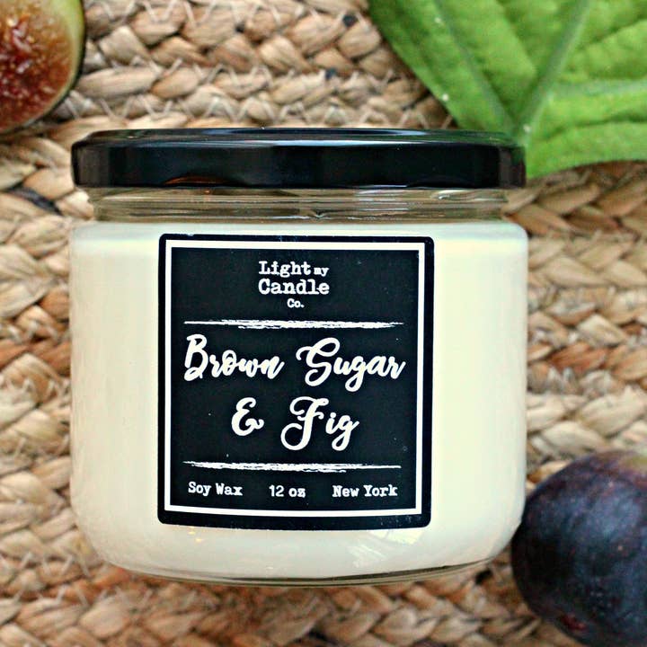 Light My Candle Co – Großhandel Kerze im Glas / gefüllte Kerze – Brown Sugar & Fig Soja Kerze4