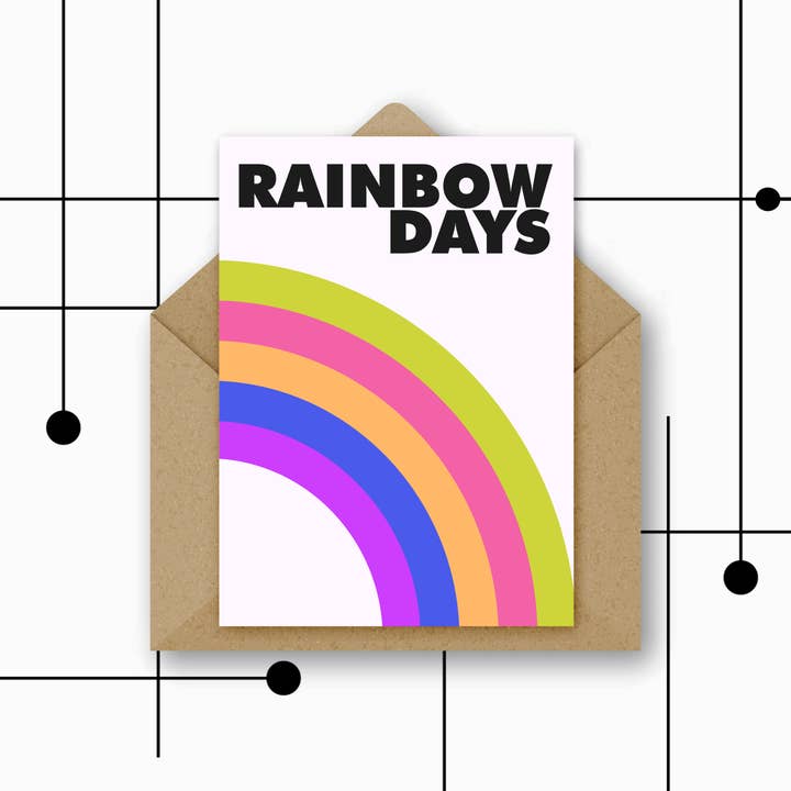 Carta e stampa RAINBOW DAYS per la vendita all'ingrosso da parte di Frances Collett