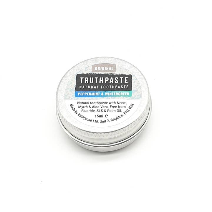 Truthpaste - Wholesale Toothpaste - Original Peppermint & Wintergreen travel toothpaste 15ml